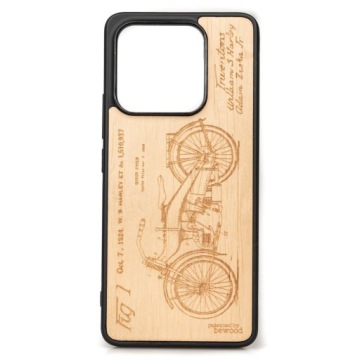 Dřevěné Pouzdro Bewood pro Xiaomi 13 Pro Harley Patent Aniegre