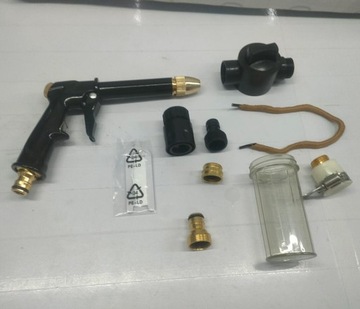 PISTOLET NA WODĘ MYCIA SAMOCHODU + DOZOWNIK MYDŁA