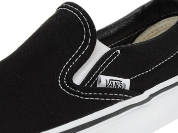 Buty Czarne Vans VEYEBLK Slip-On Black (39)