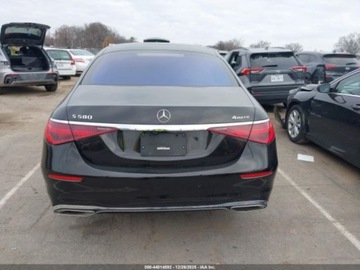 Mercedes Klasa S W223/V223 2021 Mercedes-Benz Klasa S MERCEDES-BENZ S 580 4MATIC 4.0 Benzyna 496KM, zdjęcie 3