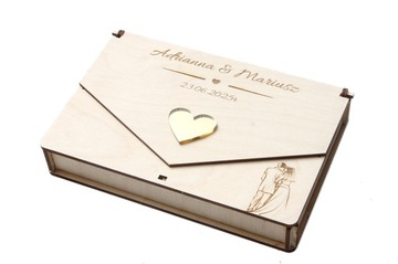 Pudełko na pieniądze koperta ślub wesele prezent