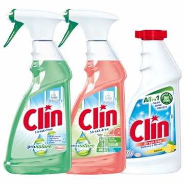 Clin Płyn do okien i szyb Śródziemny Cytryna 1,5l
