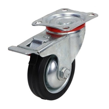 KOŁO KÓŁKO KOŁA obrotowe z hamulcem fi 75mm 50kg