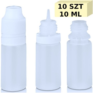 BUTELKI 10 ml 10 SZT LIQUID BUTELECZKA BUTELECZKI