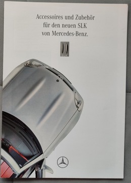 Prospekt Mercedes SLK R170 Akcesoria 4 / 1996