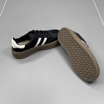 Damskie jesienno-zimowe małe białe buty retro casual sportowe buty na deskę