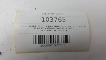 KLIKA MÍNUS 2Q0915181 KAMIQ 2019 1.0 TSI EU