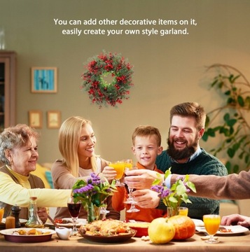 1шт Рождественский венок Венок на входную дверь