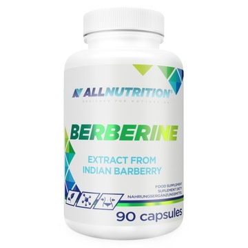 ALLNUTRITION BERBERINE 90KAP BERBERYNA ADAPTO CHOLESTEROL SKÓRA ODPORNOŚĆ