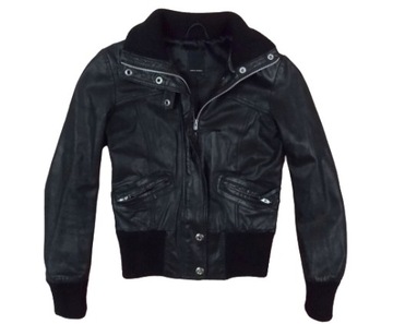 VERO MODA kurtka skórzana bomber pilotka 36/38