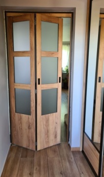 Drzwi składane - łamane LOFT NA WYMIAR
