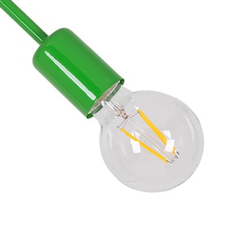 ЦВЕТНЫЙ ПОТОЛОЧНЫЙ СВЕТИЛЬНИК С ЛЮСТРОЙ ЗМЕИ 5xE27