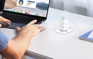 СЕТЕВОЕ ЗАРЯДНОЕ УСТРОЙСТВО UGREEN БЛОК ПИТАНИЯ CUB 2X USB-C, USB-A 3.0 PD QC GAN 65 Вт