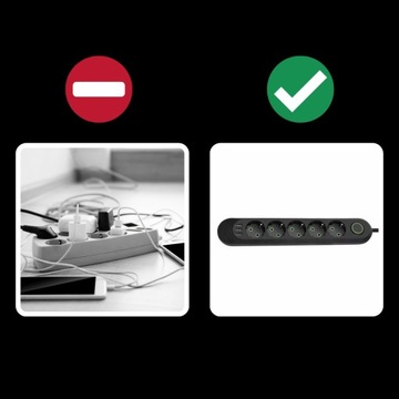 РАЗЪЕМ ПИТАНИЯ 5 РАЗЪЕМОВ 3 УДЛИНИТЕЛЬ USB 5М