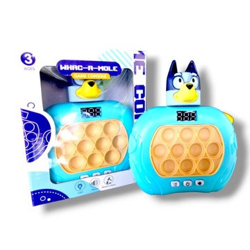 Gra Pop IT BLUE Popit ELEKTRONICZNA ZRĘCZNOŚCIOWA KONSOLA Antystresowa