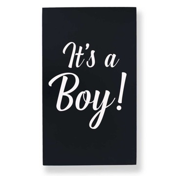 Baby Shower Chłopiec Tablica It's a Boy Narodziny