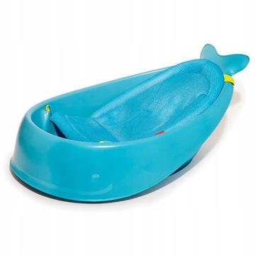 3-ступенчатая ванна Skip Hop Whale Moby Smart Sling Blue