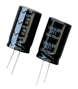 4700uF 63V 4700 µF 63 V LEAGUER (2 SZTUKI) KONDENSATOR ELEKTROLITYCZNY
