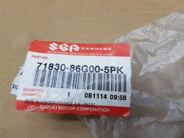 SUZUKI IGNIS II 04-07 LIŠTA NÁRAZNÍKU PŘEDNÍ PRAVÁ 71830-86G00-5PK