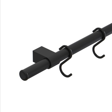 RELING KUCHENNY DRĄŻEK Z HACZYKAMI 100 CM + 12 haczykow ARTEST