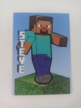Minecraft Panini TC Block Card - 154 - Steve