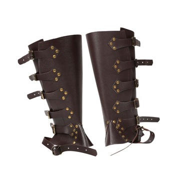 Pokrowiec na buty PU Skórzany pokrowiec na buty w stylu średniowiecznym