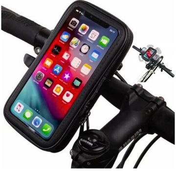 UCHWYT ROWEROWE NA TELEFON POKROWIEC WODOODPORNY Moc na Telefon do Roweru