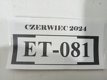 ET-081 NÁRAZNÍK ZADNÍ SKODA SUPERB III SEDAN 15- 3V5807421 3V5807521