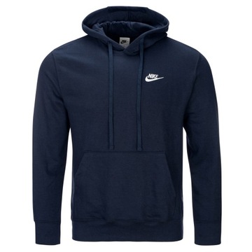 Nike granatowy męski komplet dresowy sportowy bluza spodnie regular fit XL