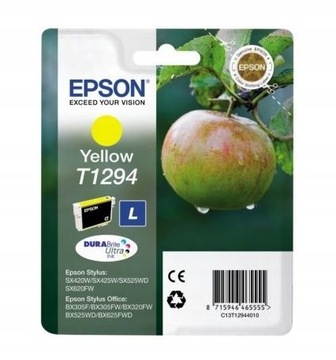 TUSZ ORYGINAŁ EPSON T1294 YELLOW SX425W SX525