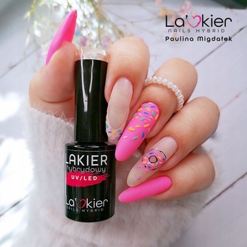 Акриловый гель для ногтей Powder Gel POLY Lacquer 30мл белые ногти