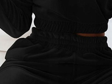 Dámska velúrová tepláková súprava velúrová mikina nohavice velúr S/M