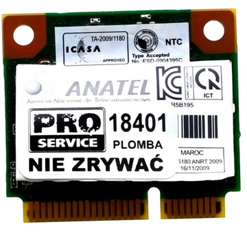 Karta WiFi Toshiba Satellite L750