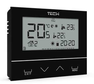 TECH sterownik przewod. pokojowy ST-292 V3 CZARNY