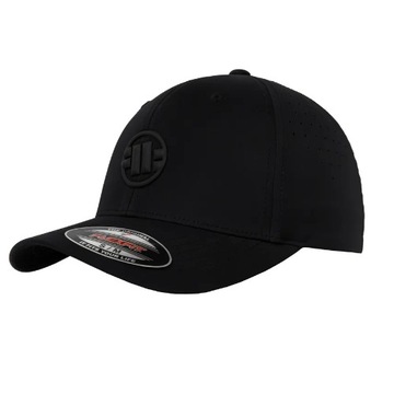PIT BULL CZAPKA Z DASZKIEM FULL CAP PERFORATED LOGO BLACK L/XL
