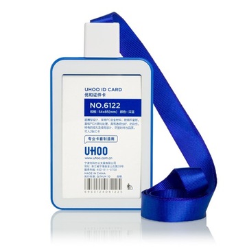 Etui holder na identyfikator kartę pionowe 6122