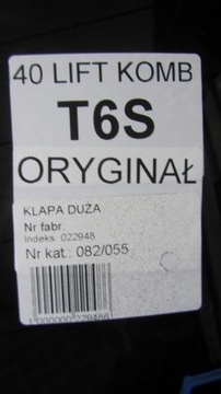 HYUNDAI I40 FACELIFT KOMBI VÍKO KUFRU KUFRU T6S 14-17