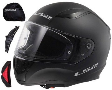 LS2 KASK MOTOCYKLOWY INTEGRALNY FF353 RAPID II ECE 22.06 CZARNY MAT 2XL