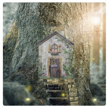 УКРАШЕНИЕ ДЕРЕВА ВОЛШЕБНАЯ ЗАЧАРОВАННАЯ САДОВАЯ ДВЕРЬ