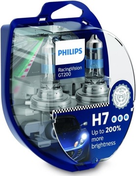 Philips Racing Vision GT200 H7+200% Duo Box