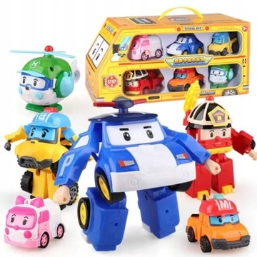 ROBOCAR ROY HELLY POLI AMBER KOMPLET 6 SZT POLECAM