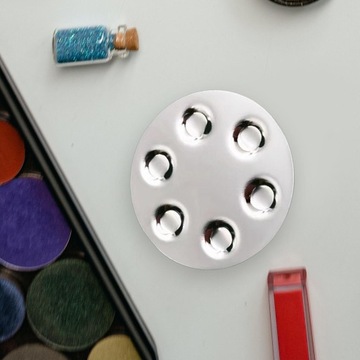 Mixing Palette Многофункциональная мини-косметика для смешивания без шпателя для макияжа.