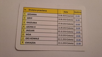 POWIŚLE DZIERZGOŃ - ОСЕНЬ 2019 - GEDANIA GRYF KASZUBIA LECHIA WDA JAGUAR