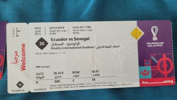 Bilet Ekwador - Senegal Mistrzostwa Świata w Katarze nr. 35