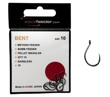 Haczyki Esca Feeder Bent - rozmiar 10