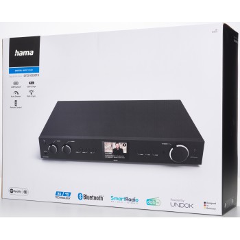 Hama DIT2105SBTX Hi-Fi тюнер, DAB+/Int ЧЕРНЫЙ