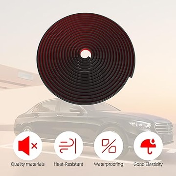 Uniwersalna Samoprzylepna Uszczelka Do Drzwi Samochodowych, Bagażnika 10m