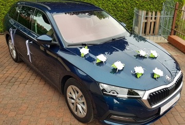 Dekoracja samochodu ozdoby na auto do ślubu