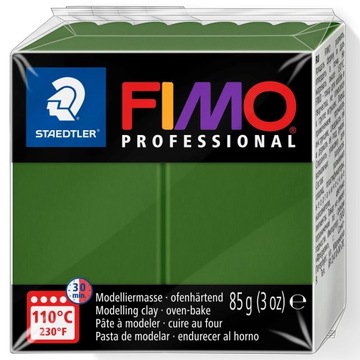 Fimo Professional MASA 85g ZIELEŃ LIŚCI 8004-57