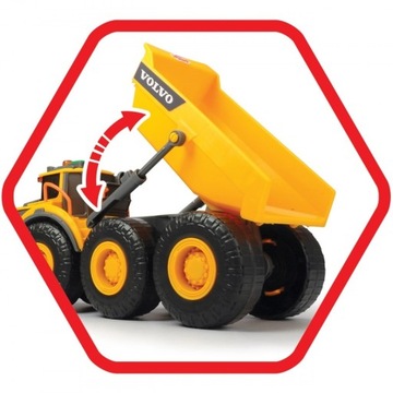 СТРОИТЕЛЬНЫЙ САМОСВАЛ VOLVO DICKIE TOYS СО ЗВУКОМ И СВЕТОМ 3723004